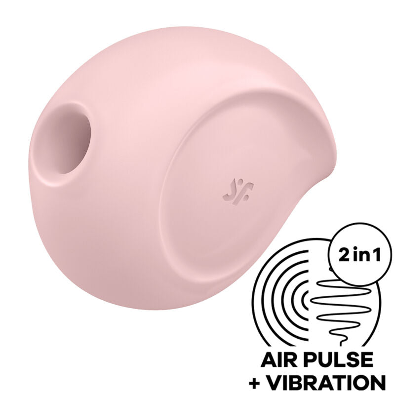 SATISFYER - SUGAR RUSH AIR PULSE STIMULATOR AND PINK VIBRATOR