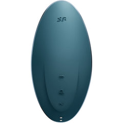 SATISFYER - VULVA LOVER 1 AIR PULSE STIMULATOR AND VIBRATOR BLUE