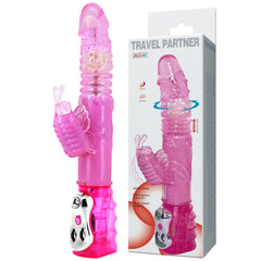 BAILE - TRAVEL PARTNER UP &amp; DOWN ROTATOR RABBIT PINK