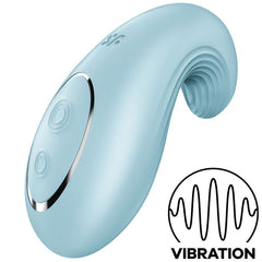 SATISFYER - BLUE DELIGHT LAY-ON DIPPING VIBRATOR