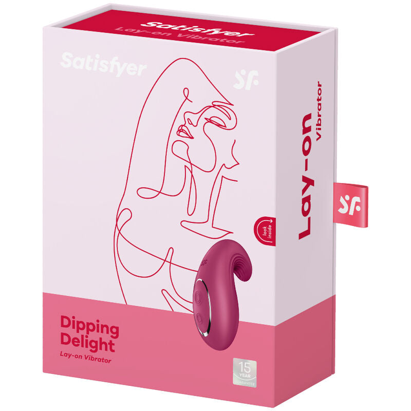SATISFYER - BLUE DELIGHT LAY-ON DIPPING VIBRATOR