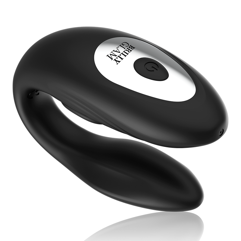 BRILLY GLAM- PULSING AND VIBRATING REMOTE CONTROL COUPLE'S ASS