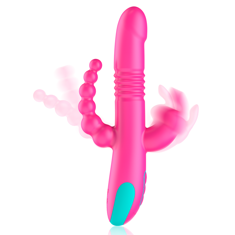 HAPPY LOKY - DONALD TRIPLE STIMULATION: ANAL WATCH, CLITORAL GE SPOT COMPATIBLE WITH WIRELESS TECHNOLOGY