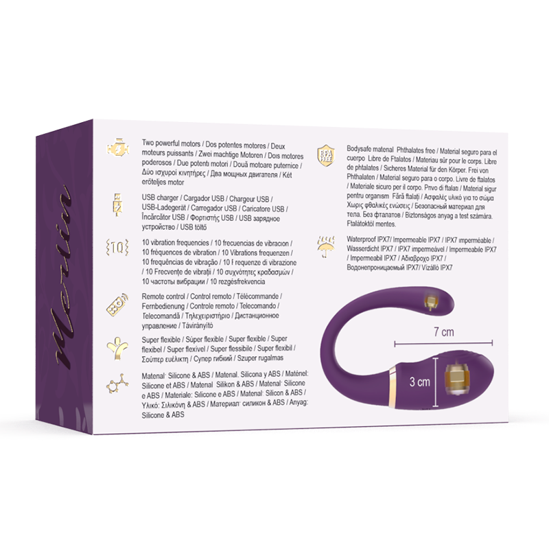 TREASURE - MERLIN DUAL REMOTE CONTROL VIBRATOR