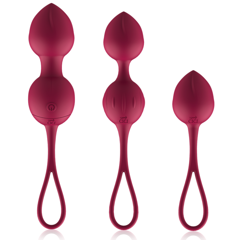 CICI BEAUTY - PREMIUM SILICONE REMOTE CONTROL 3 ​​VIBRANT KEGEL BEADS