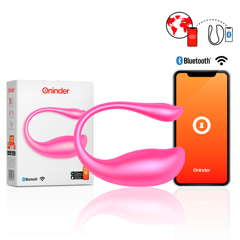 ONINDER - PINK NAIROBI VIBRATING EGG - FREE APP