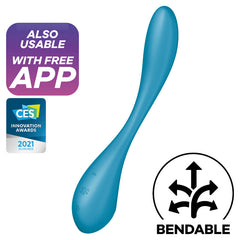 SATISFYER - MULTI VIBRATOR G-SPOT FLEX 5 BLUE