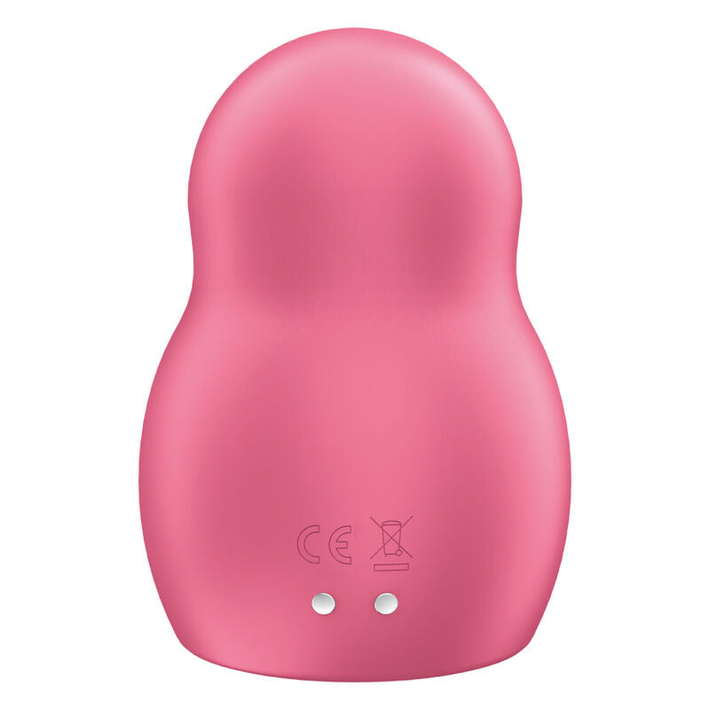 SATISFYER - PRO TO GO 1 DUAL AIR PULSE STIMULATOR AND VIBRATOR RED