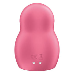 SATISFYER - PRO TO GO 1 DUAL AIR PULSE STIMULATOR AND VIBRATOR RED
