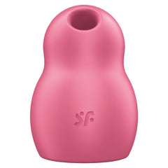 SATISFYER - PRO TO GO 1 DUAL AIR PULSE STIMULATOR AND VIBRATOR RED