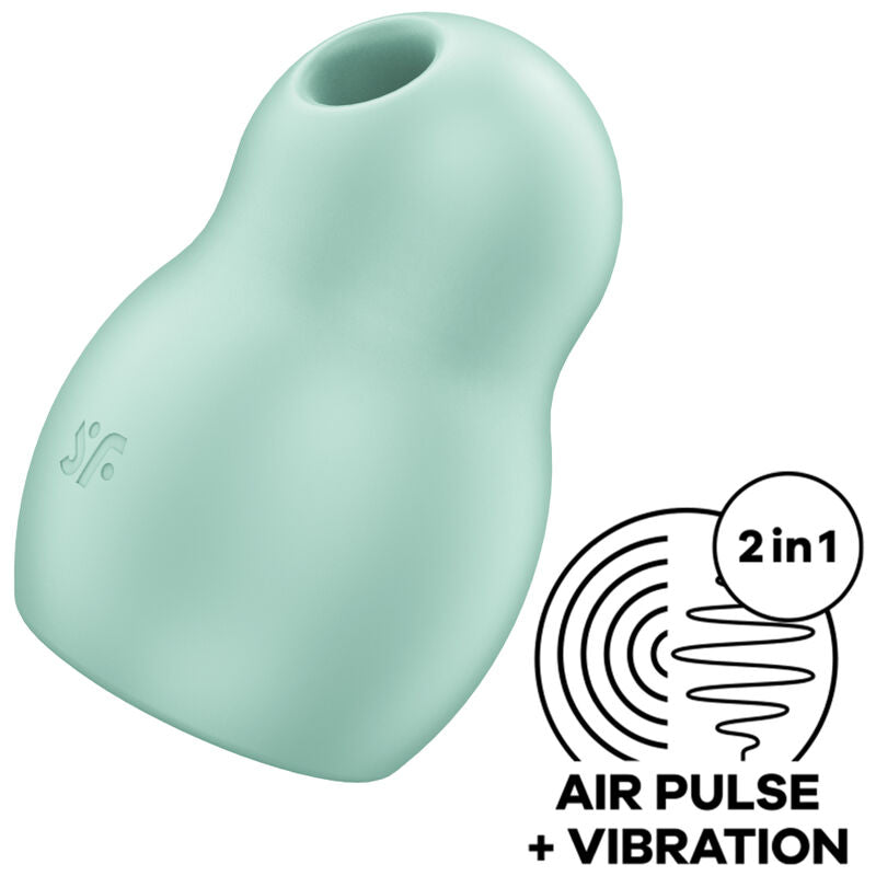 SATISFYER - PRO TO GO 1 DUAL AIR PULSE STIMULATOR AND VIBRATOR RED