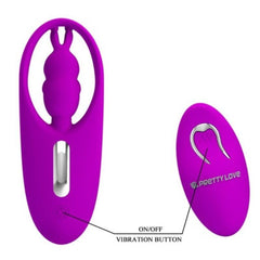 PRETTY LOVE - WILD RABBIT STIMULATOR FOR COCKS WITH REMOTE CONTROL LILAC