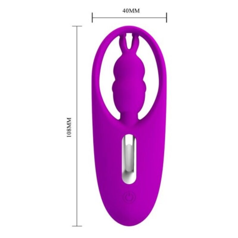 PRETTY LOVE - WILD RABBIT STIMULATOR FOR COCKS WITH REMOTE CONTROL LILAC