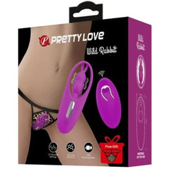 PRETTY LOVE - WILD RABBIT STIMULATOR FOR COCKS WITH REMOTE CONTROL LILAC