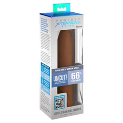FANTASY X- TENSIONS - PIPEDREAMS UNCUT EXTENSION SLEEVE 17.78 CM CARAMEL