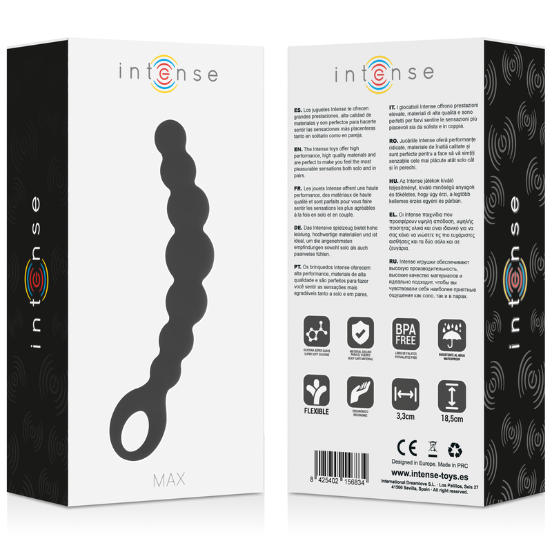 INTENSE - MAX BLACK ANAL BEADS