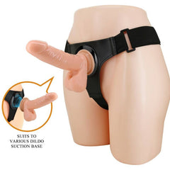 PRETTY LOVE - UNIVERSAL HARNESS WITH DILDO 20 CM NATURAL TONE