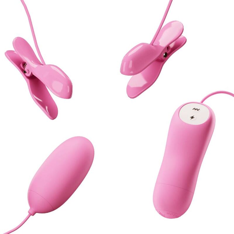 PRETTY LOVE - PINK VIBRATING PINA WITH ELECTROSHOCK