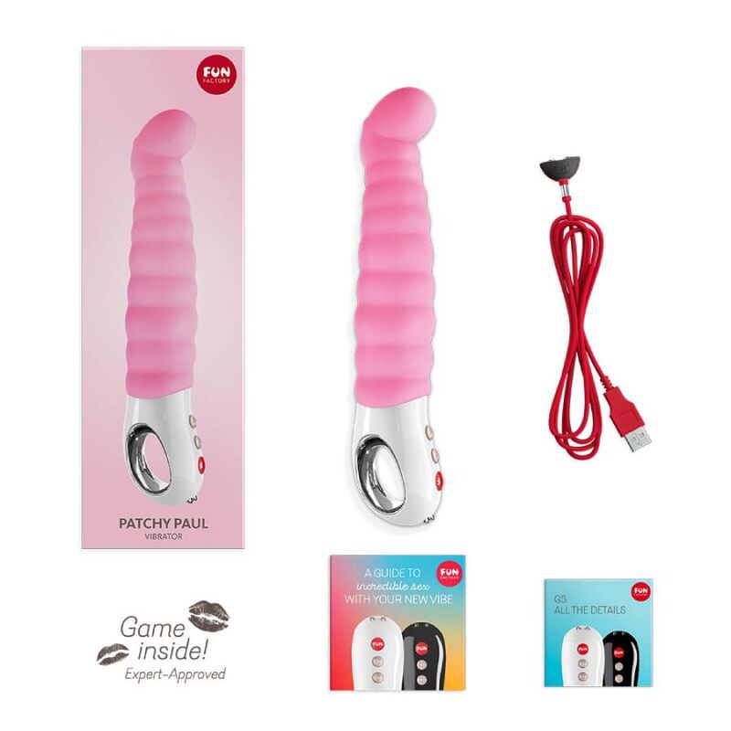 FUN FACTORY - PATCHY PAUL G5 VIBRATOR G-SPOT CANDY ROSE