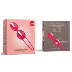 FUN FACTORY - SMARTBALLS DUO BRANCO/VERMELHO ÍNDIA