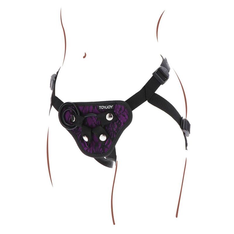 GET REAL - PURPLE LACE BELT
