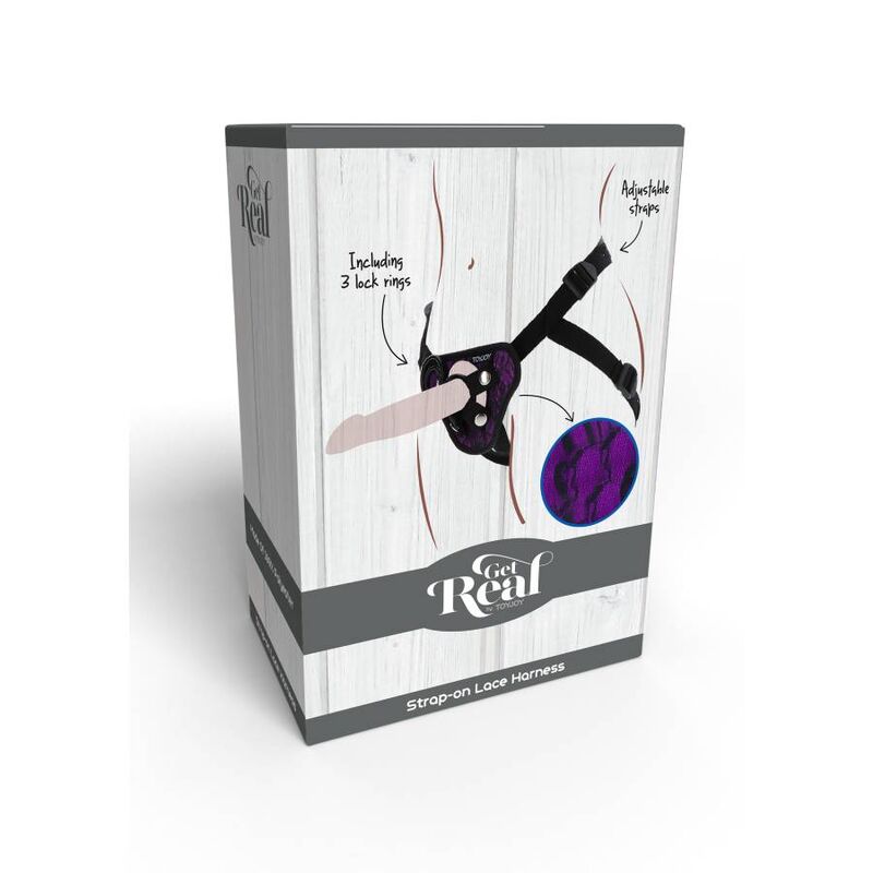 GET REAL - PURPLE LACE BELT