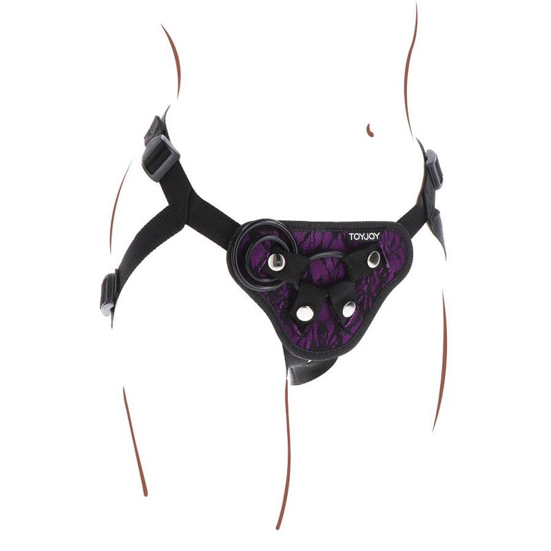 GET REAL - PURPLE LACE BELT