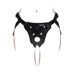 GET REAL - BLACK STRAP-ON PLEASURE HARNESS