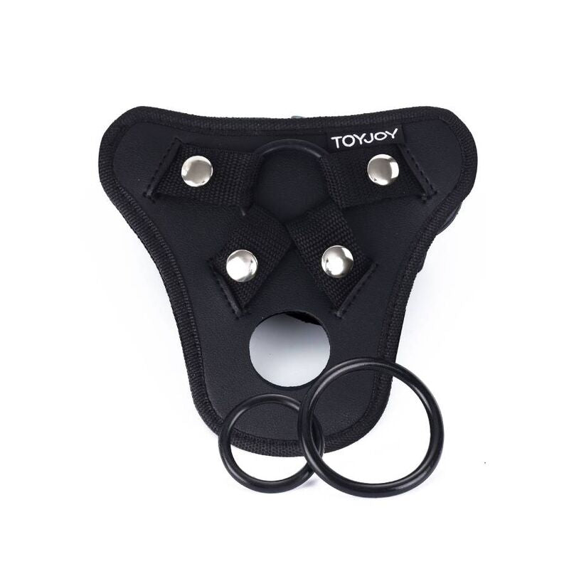 GET REAL - BLACK STRAP-ON PLEASURE HARNESS