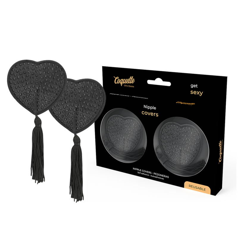 COQUETTE CHIC DESIRE - BLACK TOE COVERS
