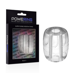 POWERING - SUPER FLEXIBLE AND RESISTANT PENIS RING 5 CM PR11 TRANSPARENT