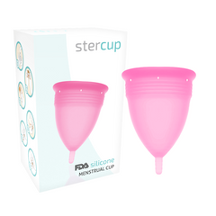 STERCUP - COPO MENSTRUAL DE SILICONE FDA ROSA - TAMANHO L