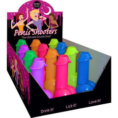 KHEPER GAMES - NEON SHOTS PENIS SHAPE 1 UNIT (RANDOM COLOR)