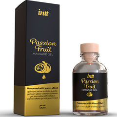 INTT MASSAGE &amp; ORAL SEX - PASSION FRUIT FLAVOURED MASSAGE GEL WITH WARMING EFFECT