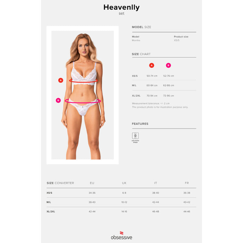 OBSESSIVE - HEAVENLLY 2 PIECE SET XL/XXL