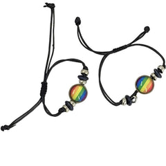 PRIDE - CENTRAL CIRCLE LGBT FLAG BRACELET