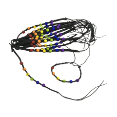 PRIDE - PULSEIRA DE OLHOS TURCOS DA SORTE BANDEIRA LGBT