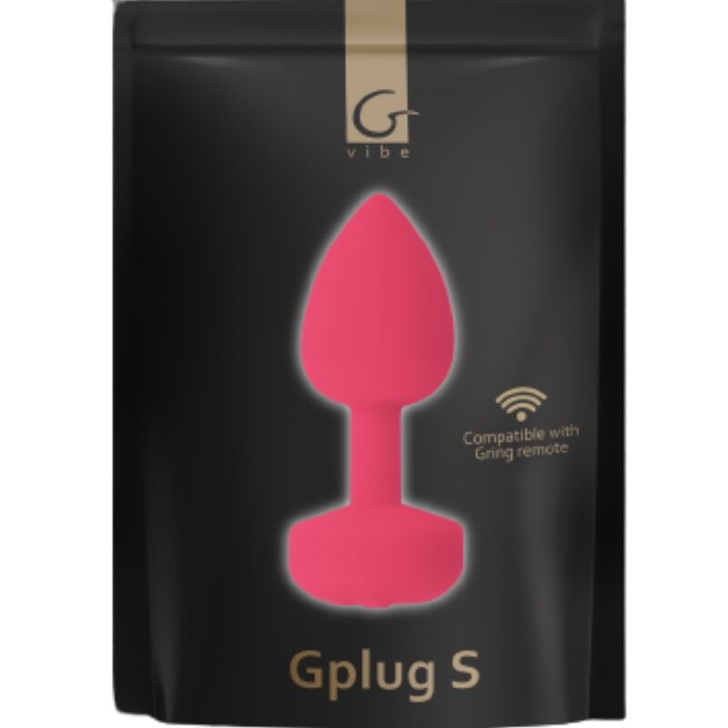 G-VIBE - FUNTOYS GPLUG LARGE NEON PINK RECHARGEABLE ANAL VIBRATOR 3.9 CM