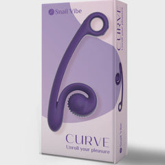 SNAIL VIBE - PURPLE CURVED VIBRATOR
