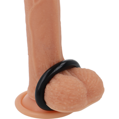 POWERING - SUPER FLEXIBLE AND RESISTANT PENIS RING 4.5 CM BLACK
