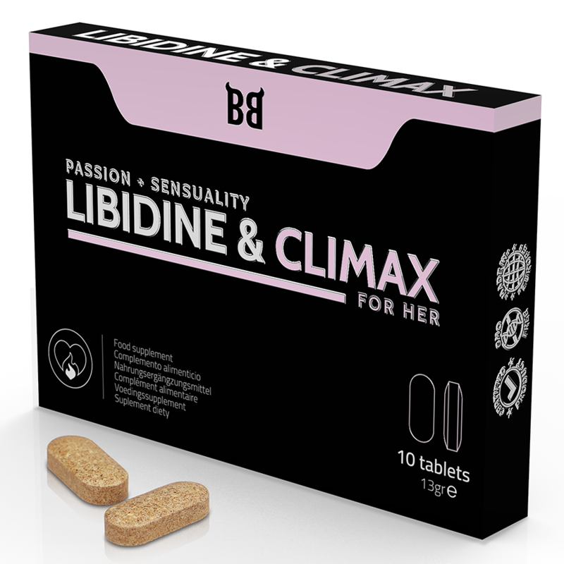 BLACK BULL - LIBIDINE &amp; CLIMAX INCREASES LIBIDO FOR WOMEN 10 CAPSULES