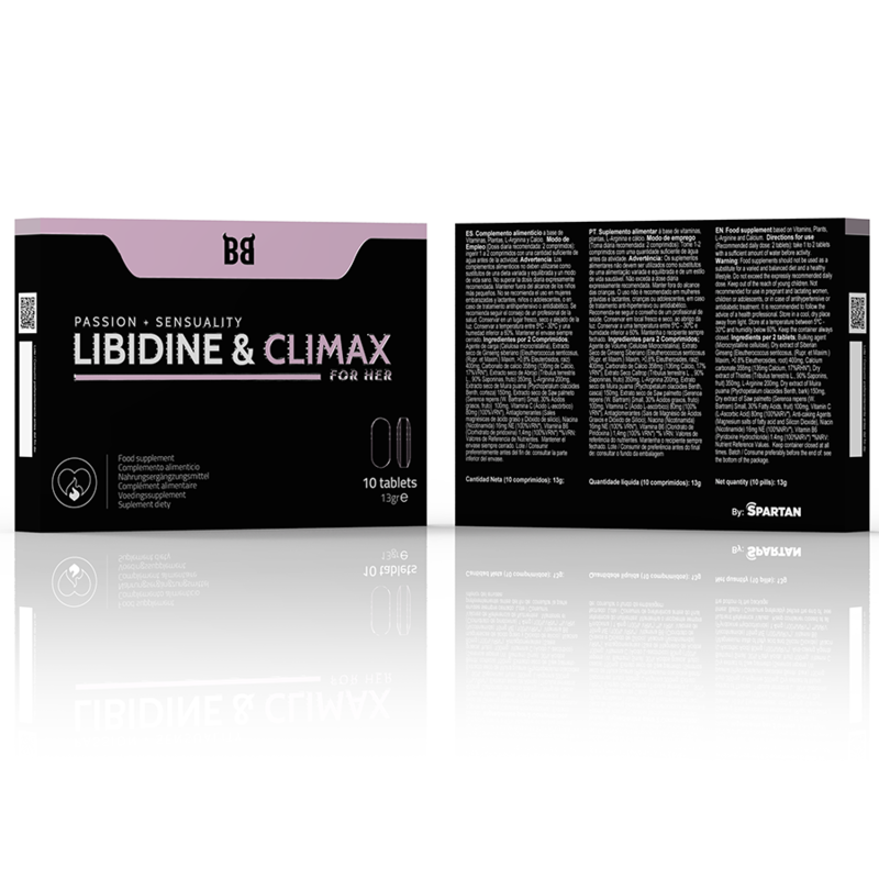 BLACK BULL - LIBIDINE &amp; CLIMAX INCREASES LIBIDO FOR WOMEN 10 CAPSULES