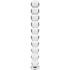 NEBULA SERIES BY IBIZA - MODELO 22 DILDO VIDRO BOROSILICADO TRANSPARENTE 21.5 CM -O- 2.5 CM