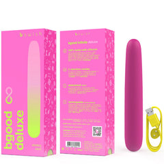 B SWISH - BGOOD INFINITE DELUXE RECHARGEABLE VIBRATOR PINK SILICONE