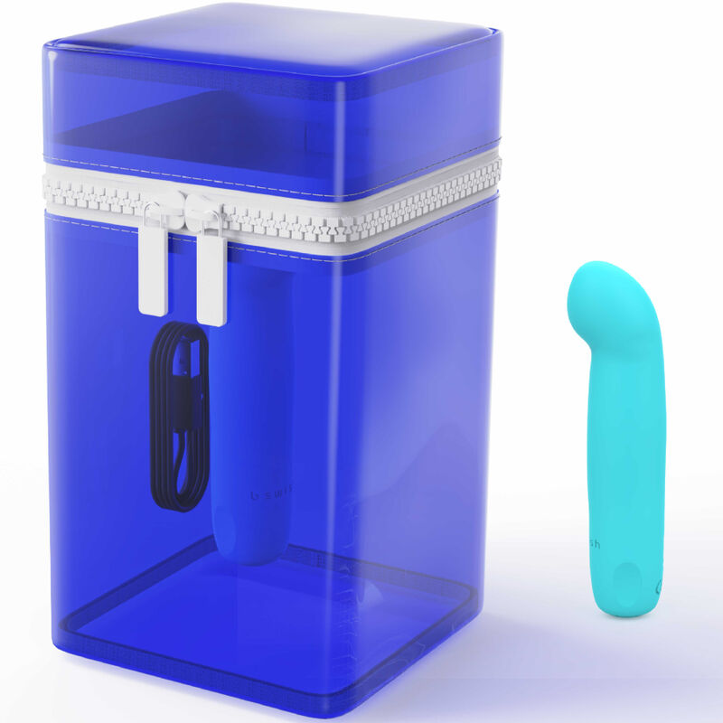 B SWISH - BCUTE CURVE INFINITE CLASSIC LIMITED EDITION RECHARGEABLE SILICONE VIBRATOR BLUE