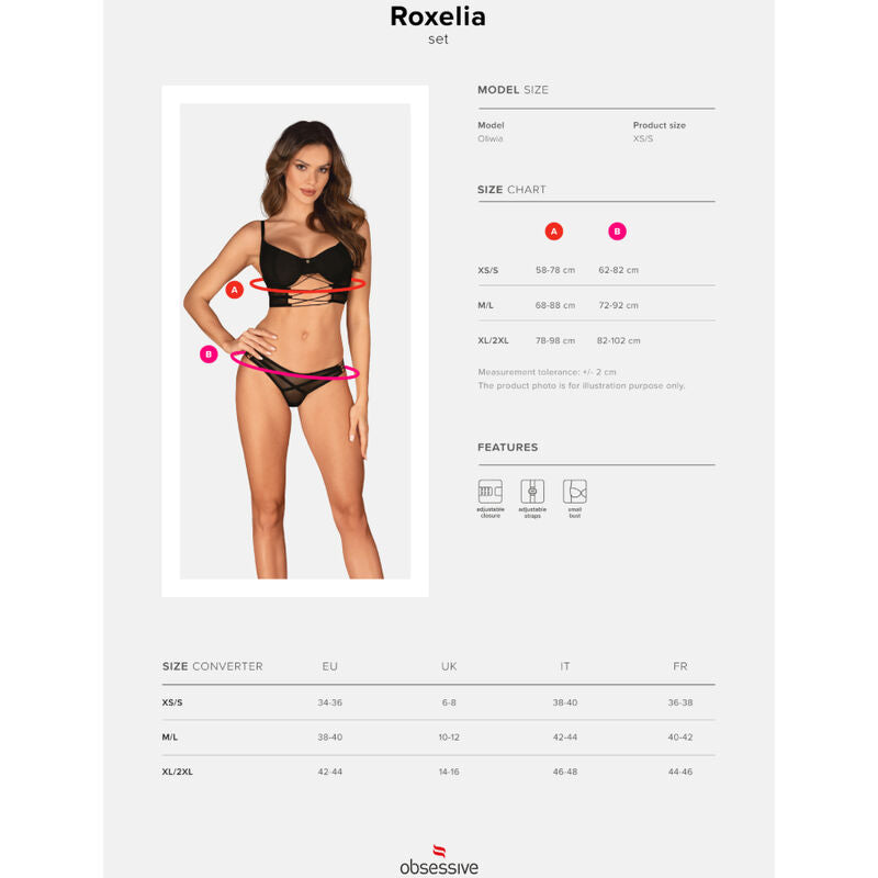 OBSESSIVE - ROXELIA TWO PIECE SET XS/S