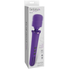 FANTASY FOR HER - RECHARGEABLE WAND MASSAGER FOR HER AND VIBRATOR 50 LEVELS VIOLET