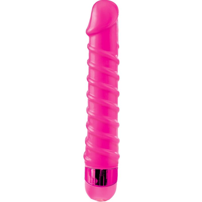 CLASSIX - CANDY TWIRL VIBRANT MASSAGER 16.5 CM PINK