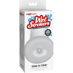 FETISH FANTASY EXTREME - CLEAR SLIDE &amp; GLIDE SILICONE MALE MASTURBATOR