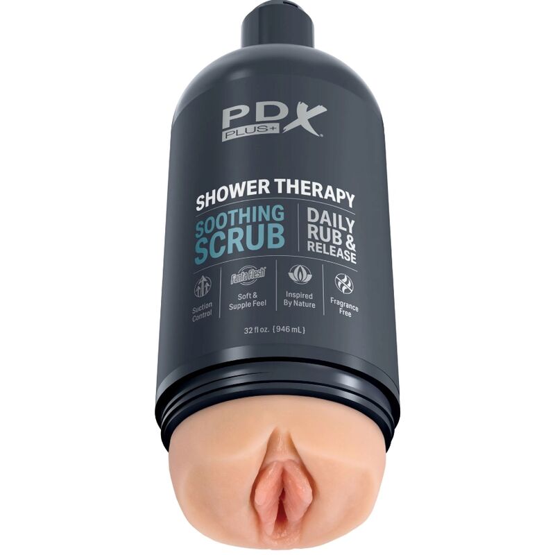PDX PLUS - STROKER MASTURBATOR DISCRETE BOTTLE DESIGN SOOTHING EXFOLIANT SHAMPOO